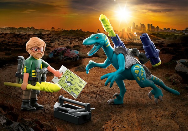 Playmobil Playmobil 70629 Dino Rise Deinonychus avec des armes a feu (mai 2021) 4008789706294