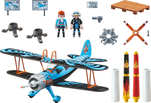 Playmobil Playmobil 70831 Air Stuntshow Biplan "Phénix" 4008789708311