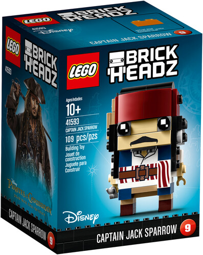 LEGO LEGO 41593 Brickheadz Captain Jack Sparrow, Pirates des Caraïbes La Vengeance de Salazar 673419267229