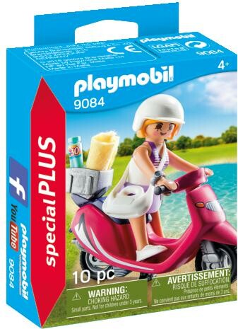Playmobil Playmobil 9084 Vacancière avec scooter 4008789090843