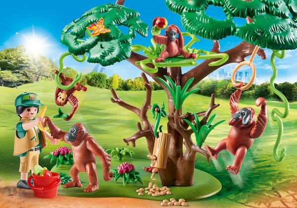 Playmobil Playmobil 70345 Orangs-outans avec grand arbre (mai 2021) 4008789703453