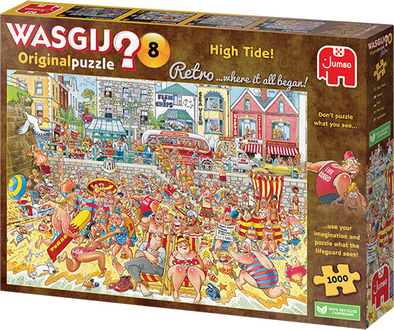 Jumbo Casse-tête 1000 Wasgij Retro orginal #08 Marée haute 8710126018507