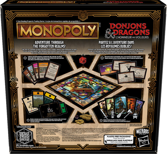 USAopoly Monopoly Dungeons & Dragons (fr/en) 195166209777