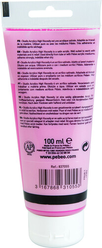 pébéo Acrylique Studio 100ml rose azo 55 3167868310553