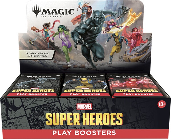 Wizards of the Coast MTG Marvel super heroes - play booster box 195166313603