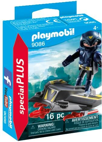Playmobil Playmobil 9086 Chevalier du Ciel avec planeur 4008789090867