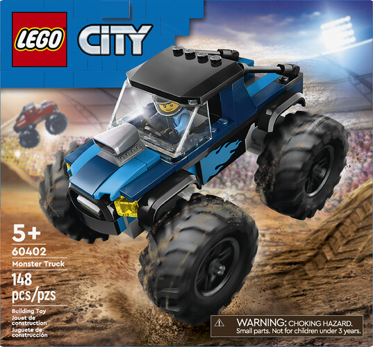 LEGO LEGO 60402 Le Monster Truck bleu 673419386906