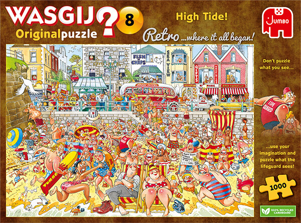 Jumbo Casse-tête 1000 Wasgij Retro orginal #08 Marée haute 8710126018507