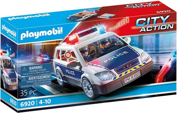 Playmobil Playmobil 6920 Voiture de policiers avec gyrophare et sirene (juillet 2021) 4008789069207