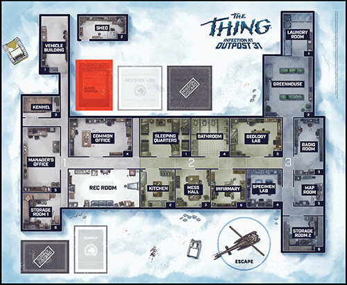 USAopoly The Thing Infection at Outpost 31 (en) 700304049087