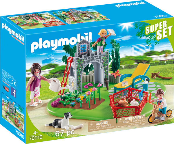 Playmobil Playmobil 70010 Super Set Famille et jardin 4008789700100
