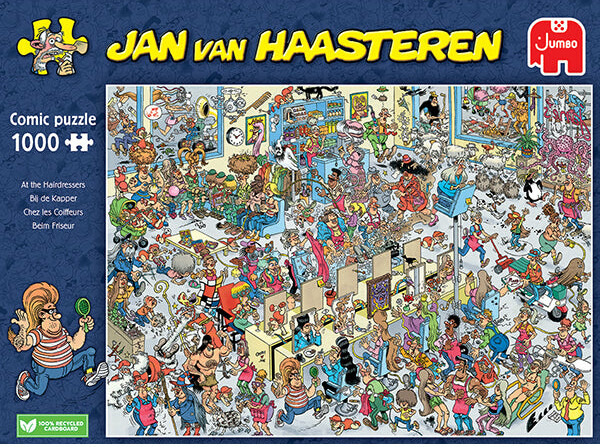 Jumbo Casse-tête 1000 Jan van Haasteren - Chez les coiffeurs 8710126200704