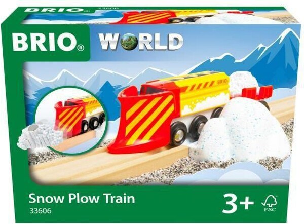 Brio Train Brio Train en bois Train Chasse-neige 33606 7312350336061