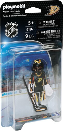Playmobil Playmobil 9187 LNH Gardien de but de hockey Ducks d'Anaheim (NHL) 4008789091871