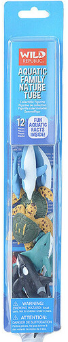 Wild Republic Tube figurines familles d'animaux des océans 092389216691