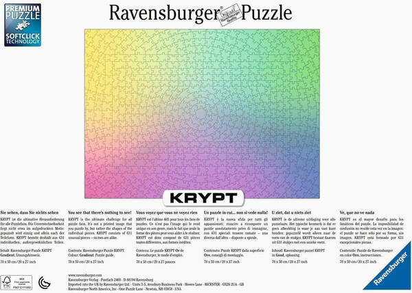 Ravensburger Casse-tête 631 Krypt dégradé 4005556168859