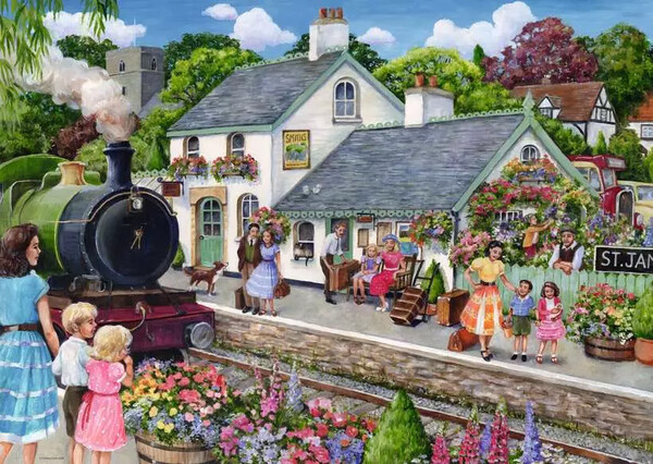 Ravensburger casse-tête Casse-tête 1000 Chalet whistle stop 4005555017264