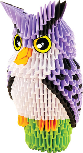 CreativaMente Creagami Hibou 657 pcs Origami 3D 8032591788328