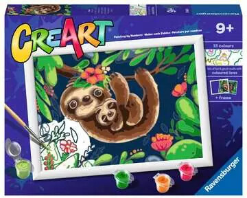 Ravensburger CreArt Peinture à numéro CreART Gentils paresseux 4005556236329