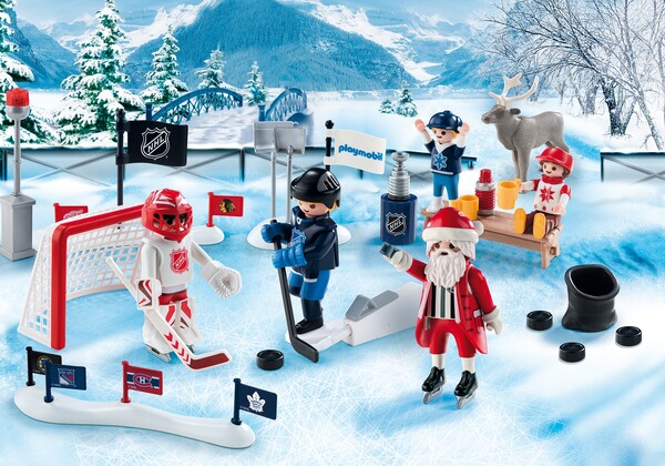 Playmobil Playmobil 9017 Calendrier de l'Avent LNH rivalité sur l'étang (NHL) (sep 2016) 4008789090171