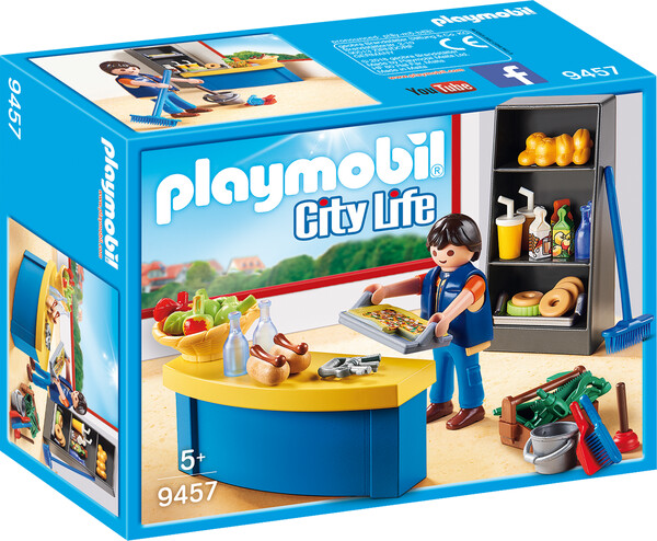 Playmobil Playmobil 9457 Surveillant avec boutique (caféteria) 4008789094575