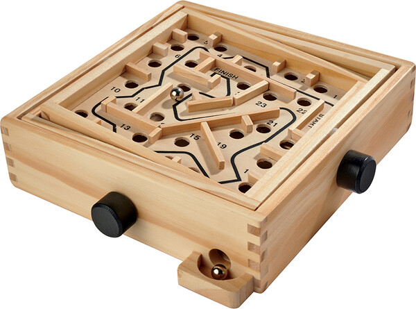 Noris Spiele Noris - Jeu de labyrinthe de luxe en bois 806044009289