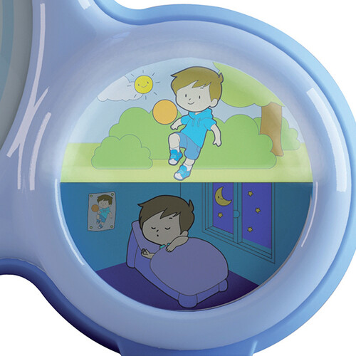 Claessens'Kids Kid'sleep mon premier réveille-matin bleu, horloge entraîneur de sommeil 7640116260108