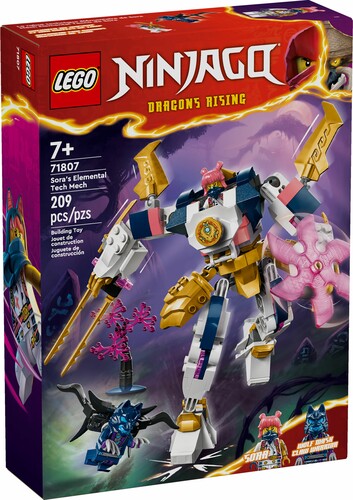 LEGO LEGO 71807 Le robot élémentaire de la technologie de Sora 673419389013