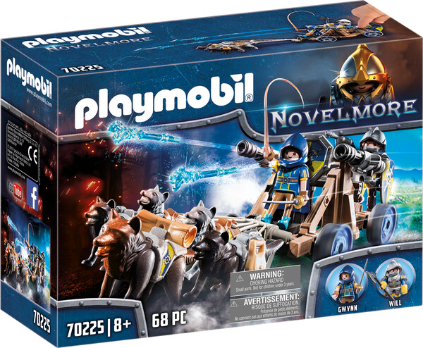 Playmobil Playmobil 70225 Novelmore Chevaliers Novelmore avec canon et loups 4008789702258
