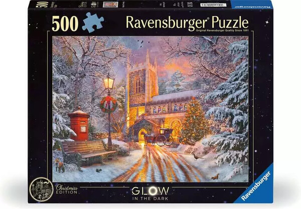 Ravensburger casse-tête Casse-tête 500 Glow in the dark - Noël 4005555004813