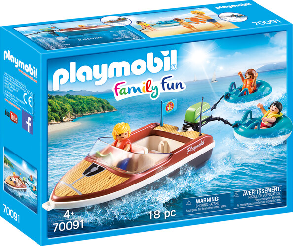 Playmobil Playmobil 70091 Bateau avec bouées et vacanciers 4008789700919