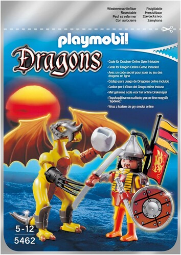 Playmobil Playmobil 5462 Dragon de pierre avec guerrier en sac (fév 2014) 4008789054623