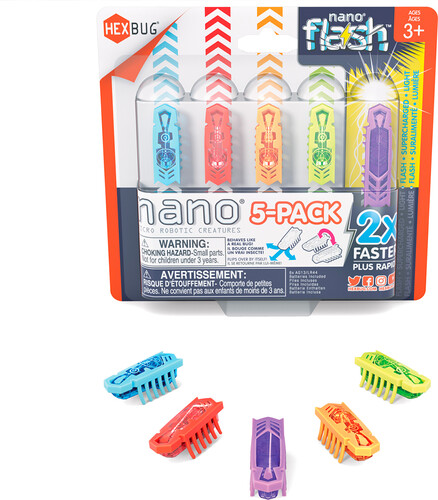 HEXBUG Hexbug Nano Flash 5 Pack (fr/en) 807648069839