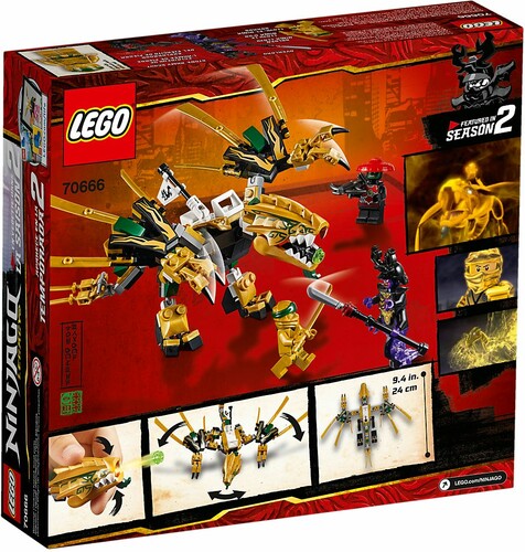 LEGO LEGO 70666 Ninjago Le dragon d'or 