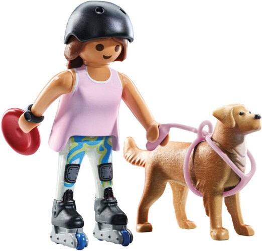Playmobil Playmobil 71739 Jeune fille rolleuse avec Retriever et accessoires 4008789717399