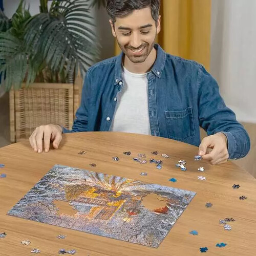 Ravensburger casse-tête Casse-tête 500 Glow in the dark - Noël 4005555004813