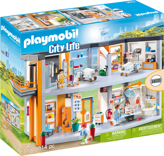 Playmobil Playmobil 70190 Hôpital amenagé 4008789701909