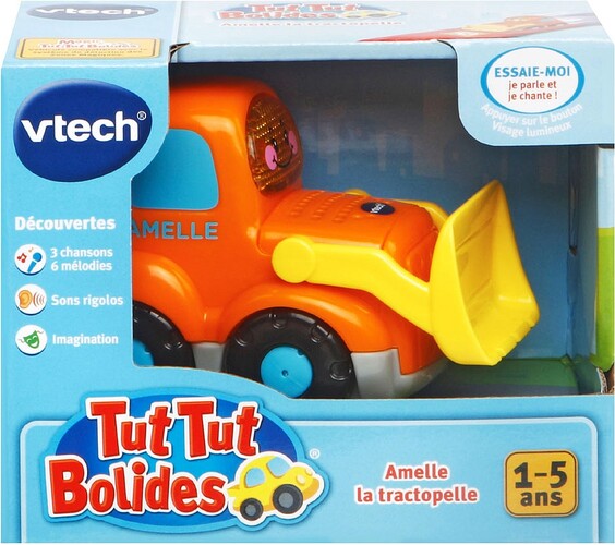 VTech VTech Tut Tut Bolides Véhicule Amelle bulldozer (fr) 3417761518052