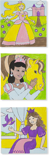 Melissa & Doug Ensemble de peinture sur toiles princesse Melissa & Doug 9449 000772094498