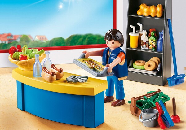 Playmobil Playmobil 9457 Surveillant avec boutique (caféteria) 4008789094575