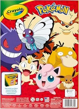 Pokémon Livre à colorier 48 pages Pokemon 063652079404