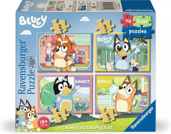 Ravensburger casse-tête Casse-tête 2-3-4-5 Bluey My first 4005555041054