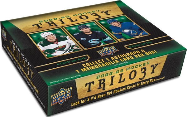Upper Deck Upper Deck trilogy hockey 22/23 Booster Box 053334105347