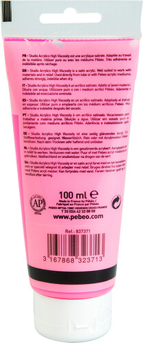 pébéo Acrylique Studio 100ml rose fluorescent 371 3167868323713