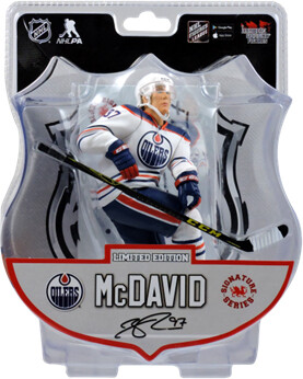 NHL Hockey Figurine LNH 6'' Connor McDavid Série Signature - Oilers d'Edmonton (no 97) 672781306260