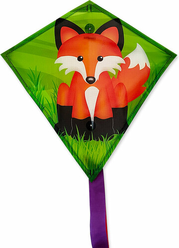 Premier Kites Cerf-volant monocorde Mini losange Renard 630104172060
