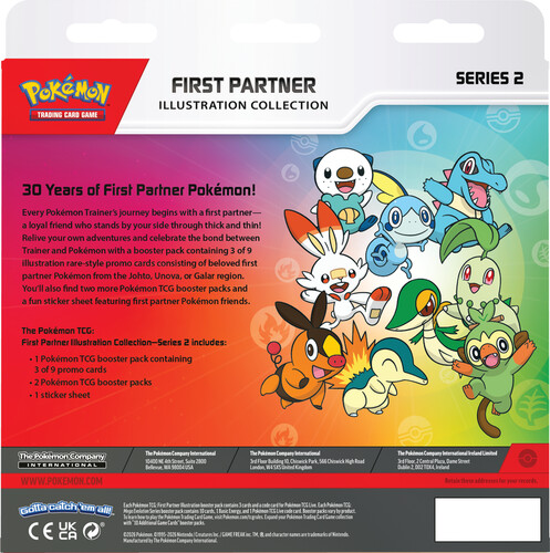 Pokémon Pokemon First partner illustration collection - series 2 196214155978