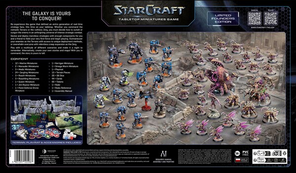 Starcraft Mini - two player starter set founders edition 5901397105987