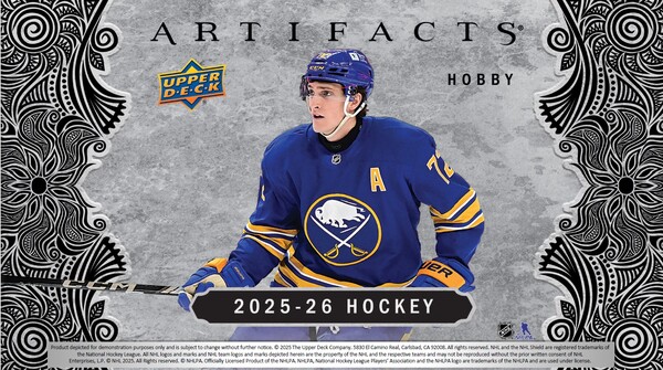 Upper Deck Upper Deck Artifacts Hockey 25/26 Hobby Booster Box (4/8/20) 053334012553