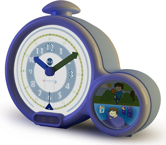 Claessens'Kids Kid'sleep mon premier réveille-matin bleu, horloge entraîneur de sommeil 7640116260108